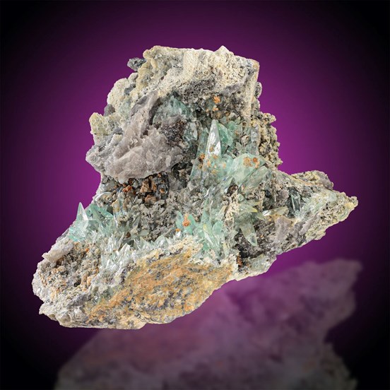 Phosphophyllite-Hagendorf | Pleystein |  Weiden | Upper Palatinate | Bavaria | Germany 